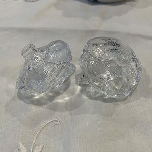 Vintage salt and pepper shaker handmade, made in Czechoslovakia.